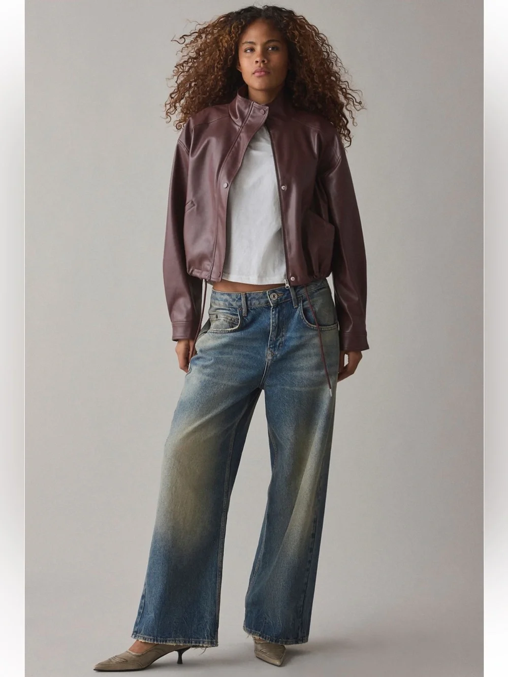 BDG Charlene Faux Leather
Bomber Jacket - Picture 4 of 5